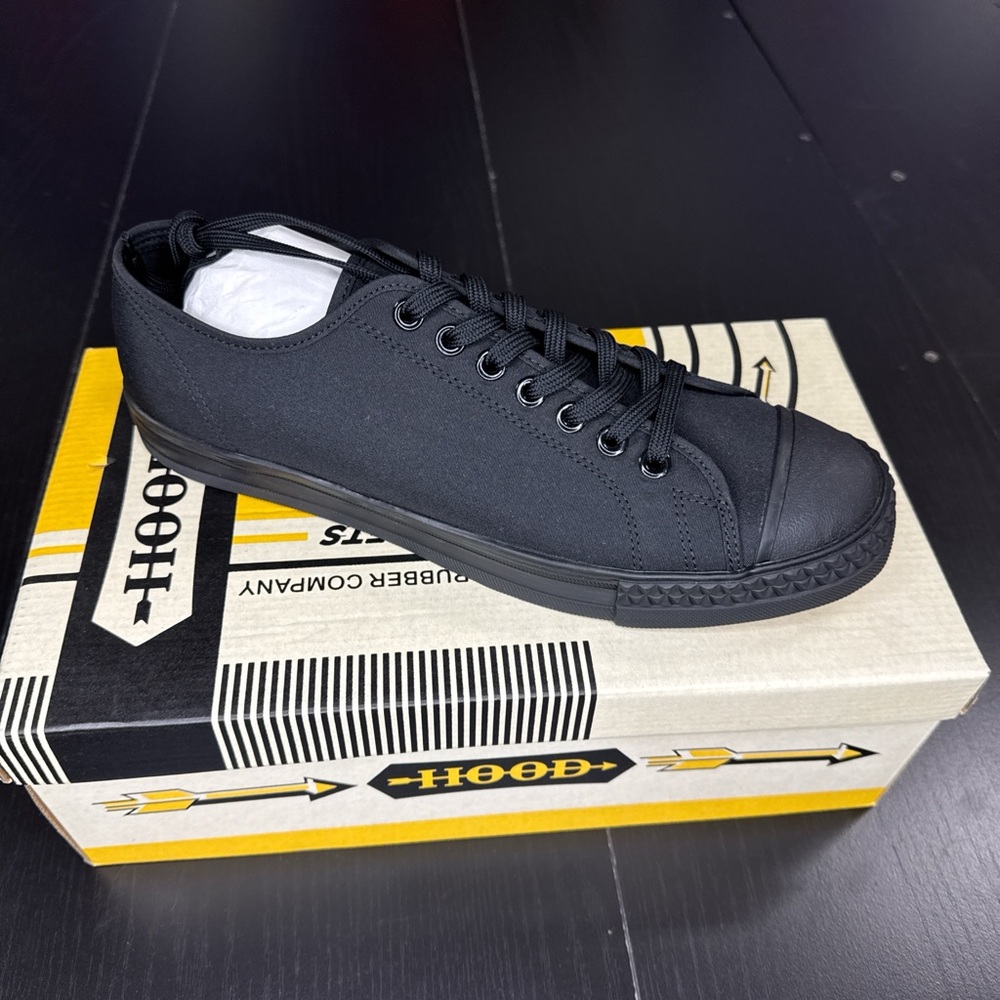 Hood by Air Black Canvas Men's Sneakers
